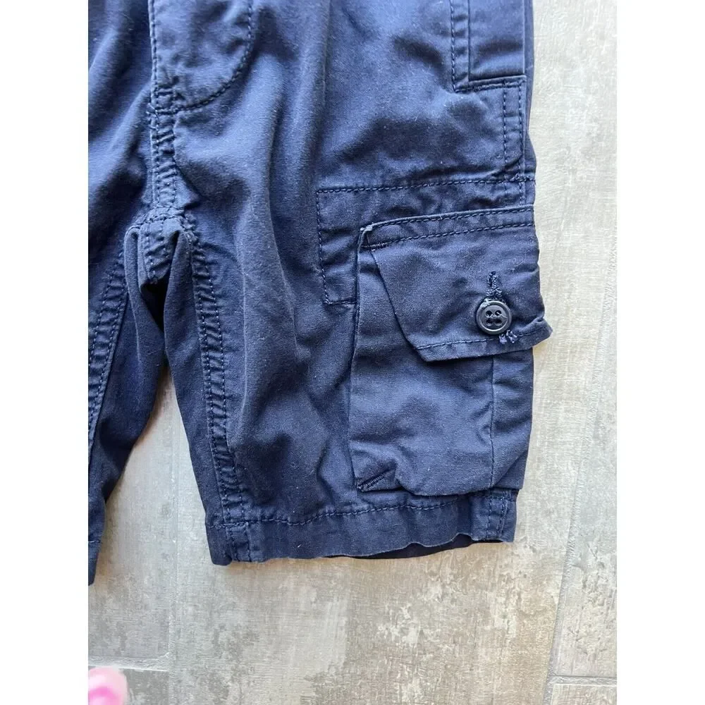 Gap Kids Toddler Boy Cargo Shorts Khaki Chino Navy Everyday Casual Dressy 5 Slim